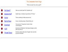 Tablet Screenshot of campbells.org