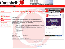 Tablet Screenshot of campbells.ie